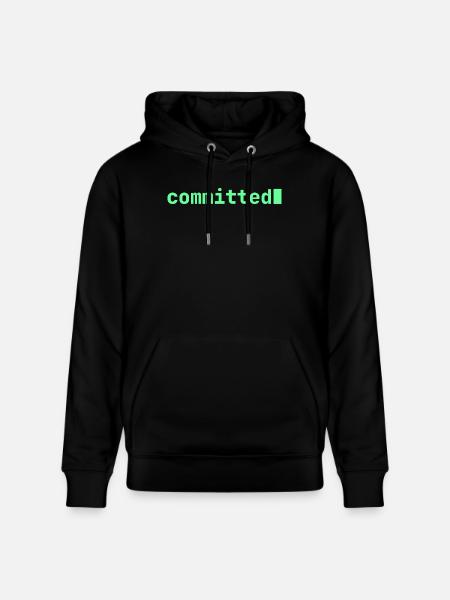 Feeling Committed | Developer mood - Stanley/Stella CRUISER Unisex Organic Hoodie - black
