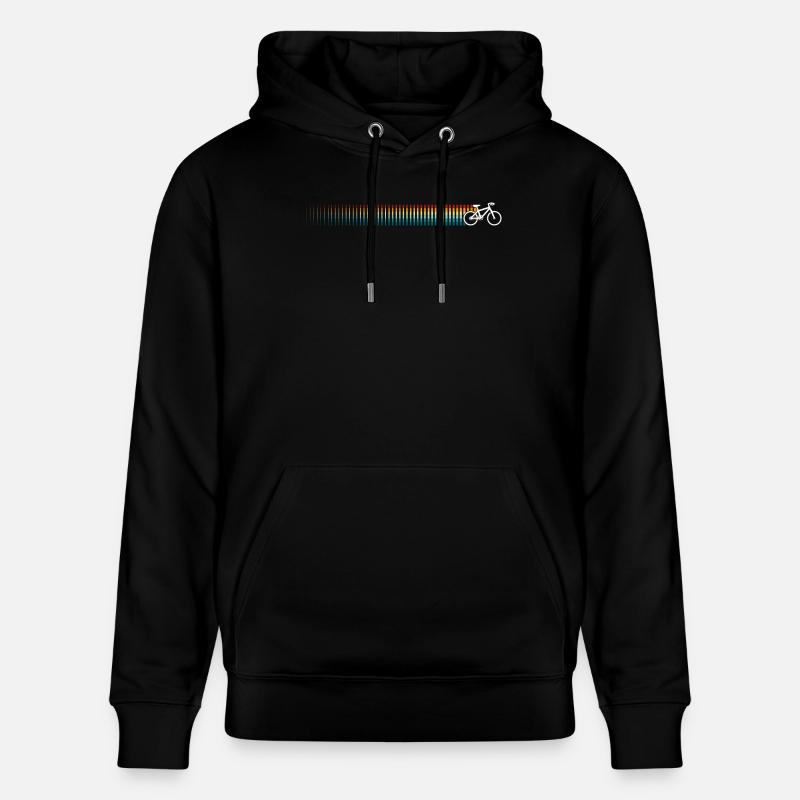 Vélo rétro - Sweat à capuche bio CRUISER Stanley/Stella Unisexe - noir