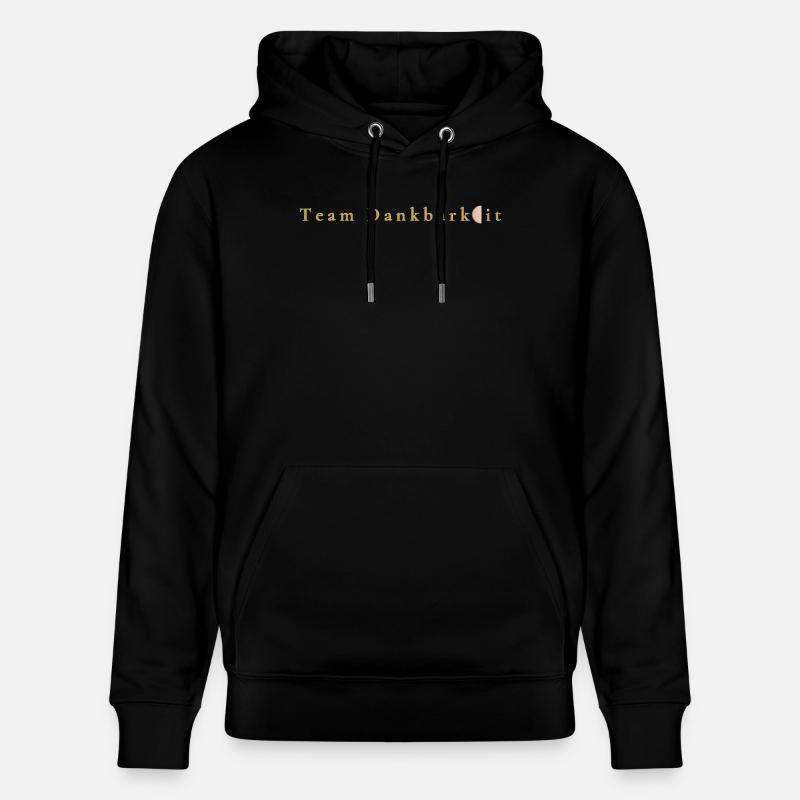 Botschaft - Team Dankbarkeit - Stanley/Stella Unisex Bio-Hoodie CRUISER  - Schwarz