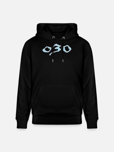 030 Exclusive - Stanley/Stella CRUISER Unisex Organic Hoodie - black