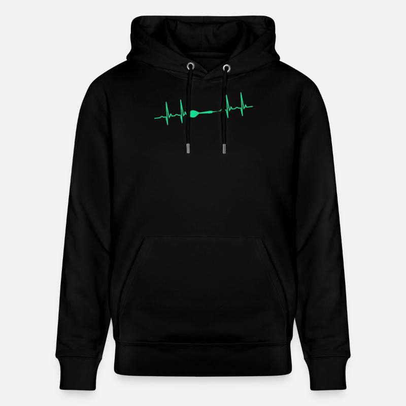 Dart Darter Darten - Stanley/Stella Unisex Bio-Hoodie CRUISER  - Schwarz
