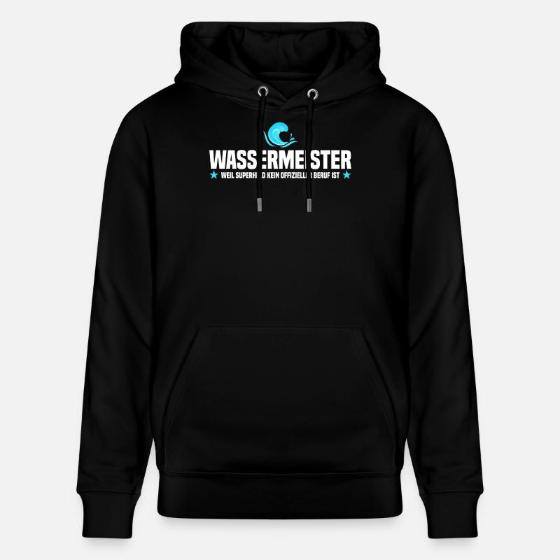 Maître de l’eau qui dit - Sweat à capuche bio CRUISER Stanley/Stella Unisexe - noir