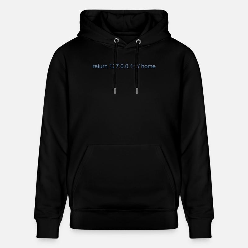 Programmierer Nerd IT Witz Developer Zuhause - Stanley/Stella Unisex Bio-Hoodie CRUISER  - Schwarz
