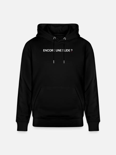 Another slide humor meeting office - Stanley/Stella CRUISER Unisex Organic Hoodie - black