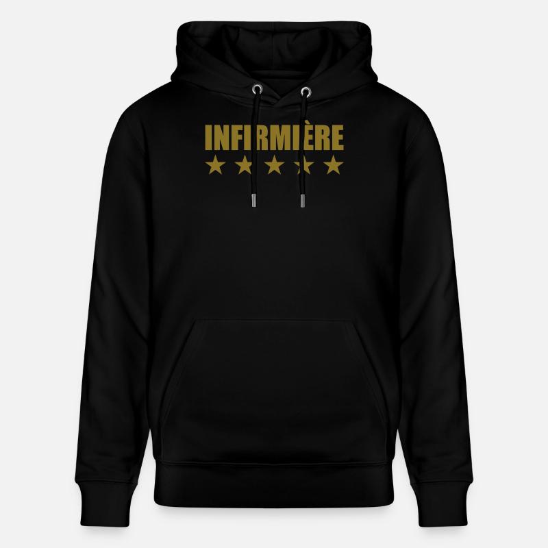Infirmière - Sweat à capuche bio CRUISER Stanley/Stella Unisexe - noir