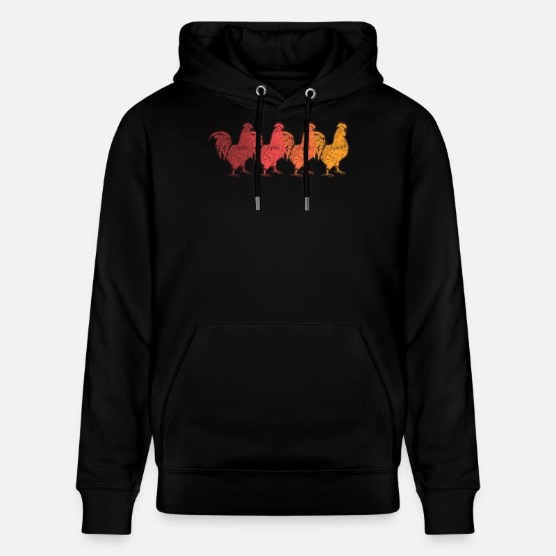 Hahn - Sweat à capuche bio CRUISER Stanley/Stella Unisexe - noir