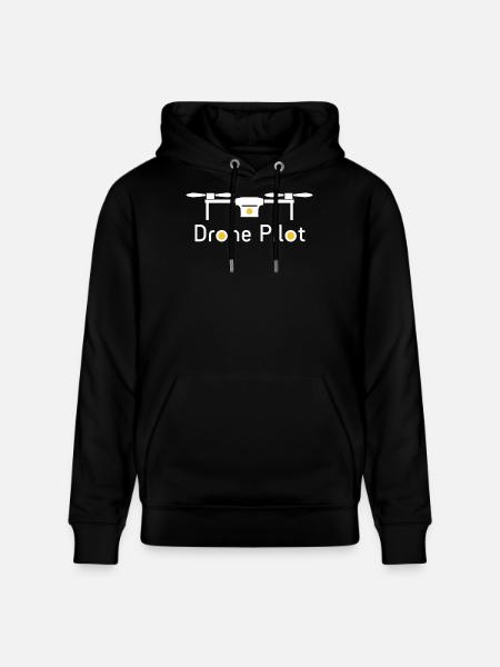 Drone Pilot - Sweat à capuche bio CRUISER Stanley/Stella Unisexe - noir