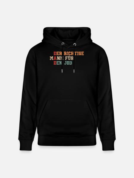 Dad - lustiger Spruch - Stanley/Stella Unisex Bio-Hoodie CRUISER - Schwarz