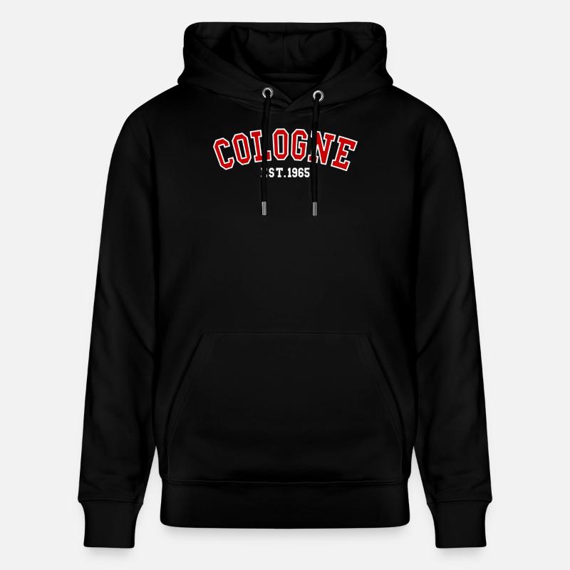 Cologne_Est_1965 - Sweat à capuche bio CRUISER Stanley/Stella Unisexe - noir