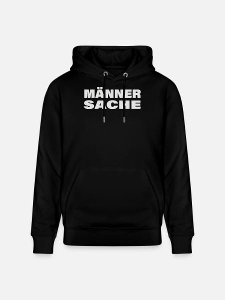 MÄNNERSACHE - Stanley/Stella Unisex Bio-Hoodie CRUISER  - Schwarz