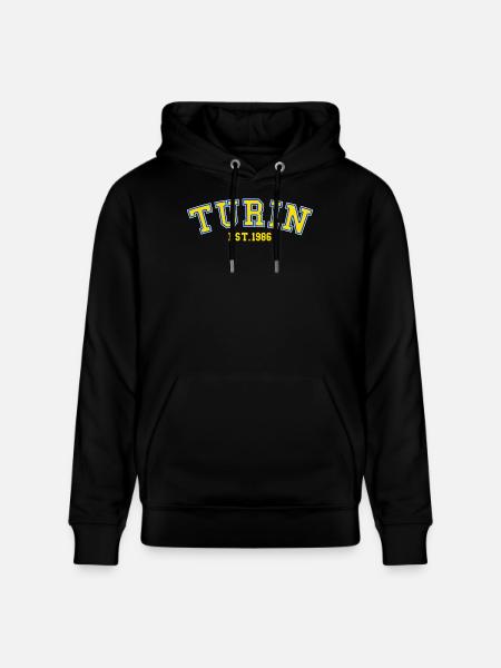 Turin Est. 1986 - Stanley/Stella CRUISER Unisex Organic Hoodie - black