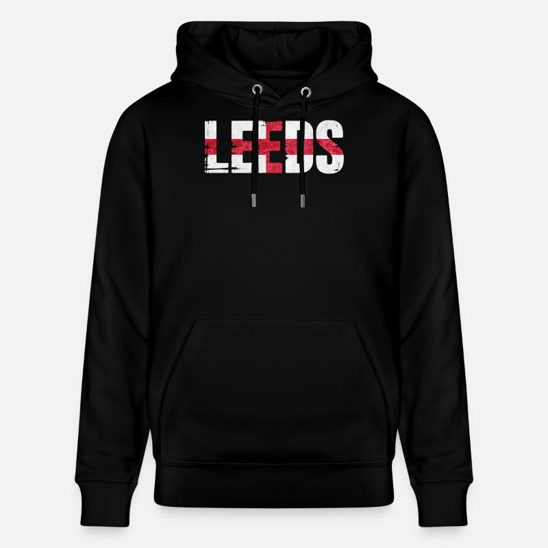 Leeds, Angleterre - Sweat à capuche bio CRUISER Stanley/Stella Unisexe - noir