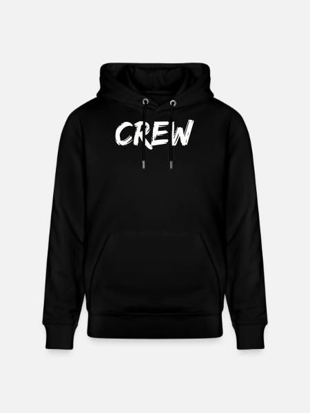 crew - Stanley/Stella CRUISER Unisex Organic Hoodie - black