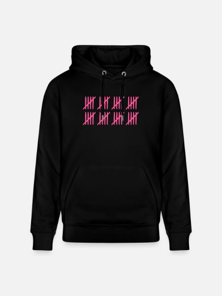 40th birthday 40th birthday - Stanley/Stella CRUISER Unisex Organic Hoodie - black