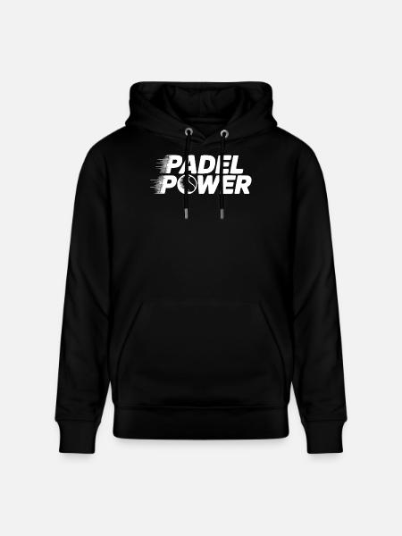 Padel Power - Stanley/Stella CRUISER Unisex Organic Hoodie - black