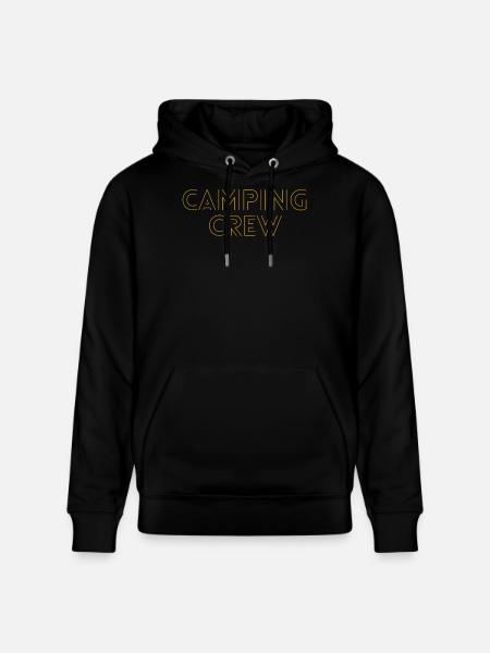Camping Crew - Stanley/Stella Unisex Bio-Hoodie CRUISER - Schwarz