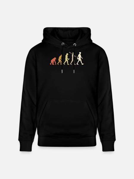 Jeu drôle de Volleyball Evolution - Sweat à capuche bio CRUISER Stanley/Stella Unisexe - noir