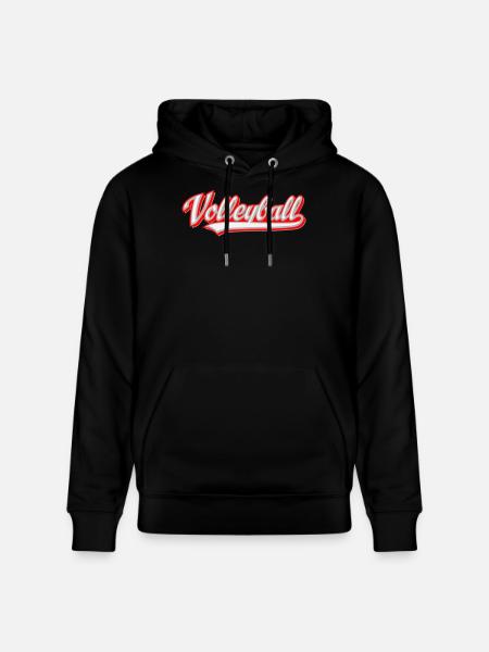 Volleyball - Stanley/Stella CRUISER Unisex Organic Hoodie - black