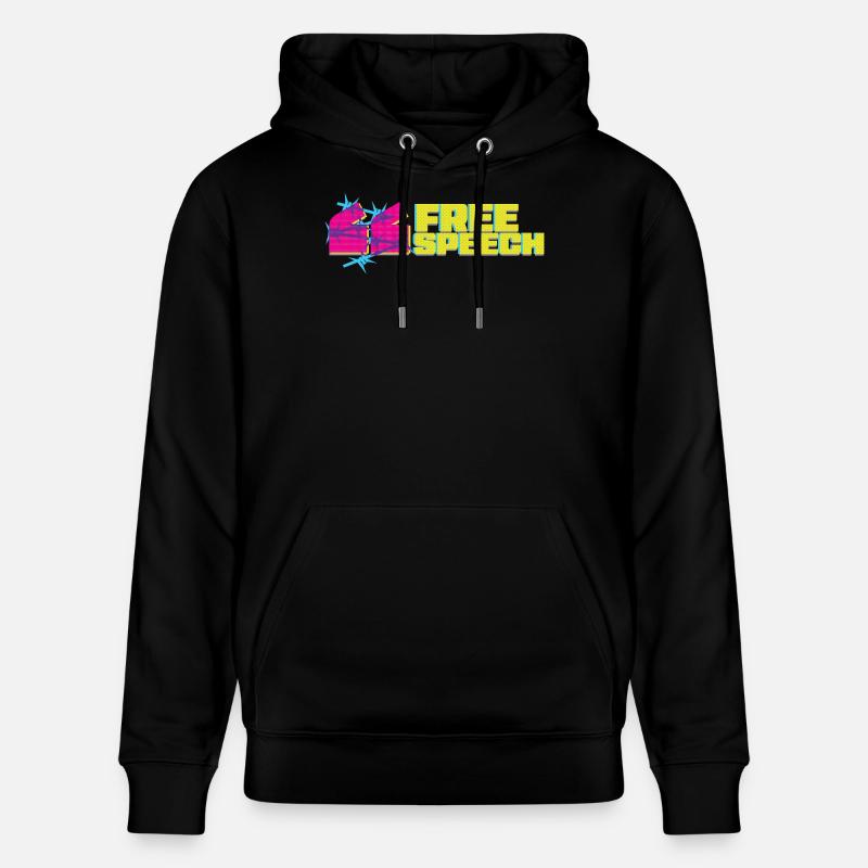 Vibrant graffiti liberté d’expression t-Shirt design - Sweat à capuche bio CRUISER Stanley/Stella Unisexe - noir