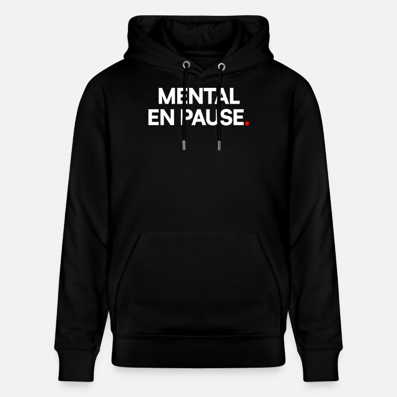 Mentale Pause - Stanley/Stella Unisex Bio-Hoodie CRUISER  - Schwarz