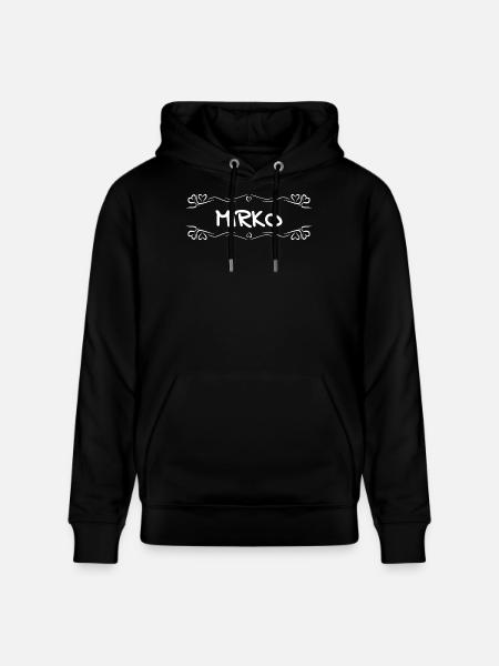 Gift for Mirko - Stanley/Stella CRUISER Unisex Organic Hoodie - black