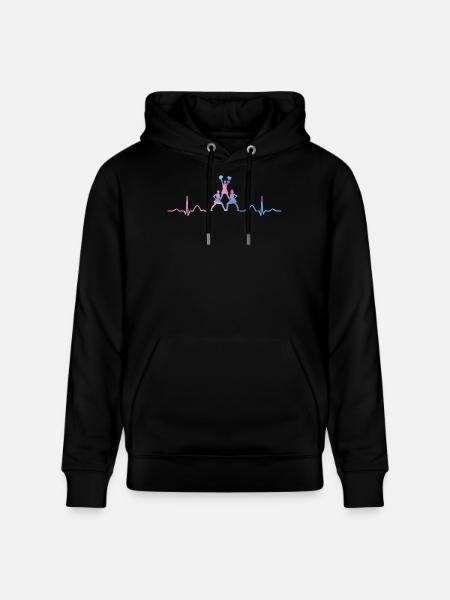 Cheerleader Cheer Mom Cheerleading - Stanley/Stella CRUISER Unisex Organic Hoodie - black
