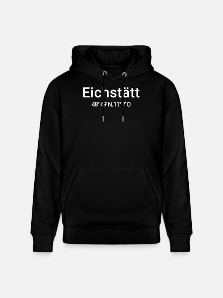 Eichstätt  - Stanley/Stella Unisex Bio-Hoodie CRUISER  - Schwarz