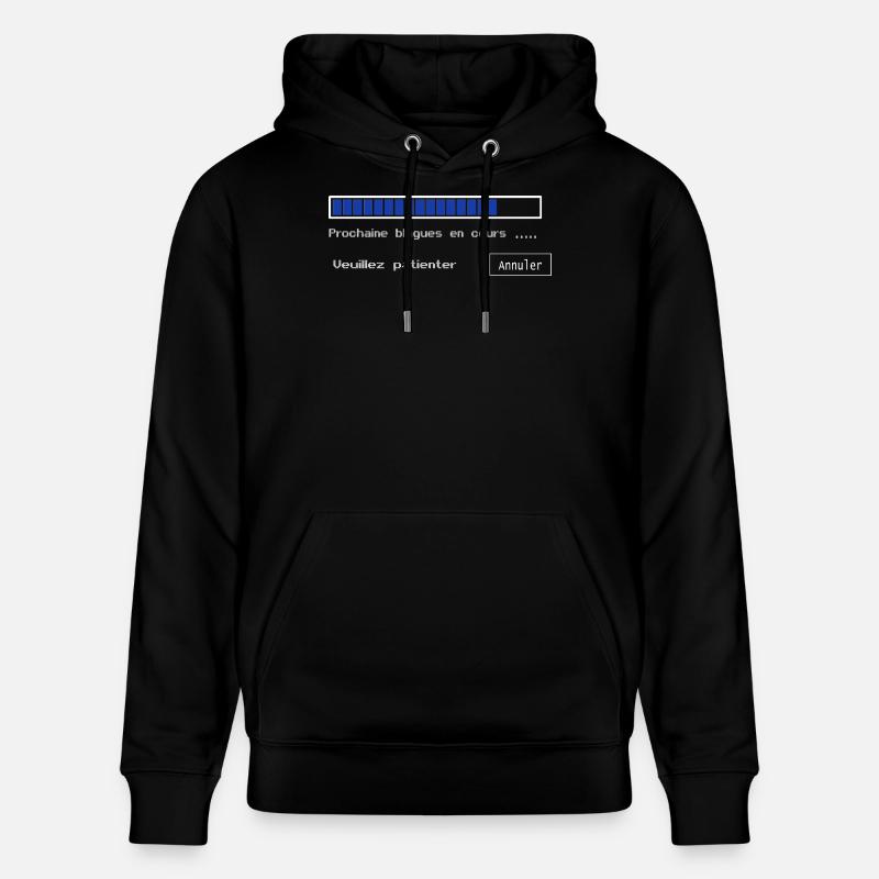 Blagues en cours - Sweat à capuche bio CRUISER Stanley/Stella Unisexe - noir