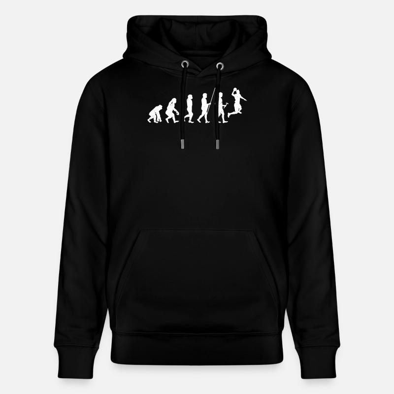Techno Evolution Silhouettes - Stanley/Stella CRUISER Unisex Organic Hoodie - black