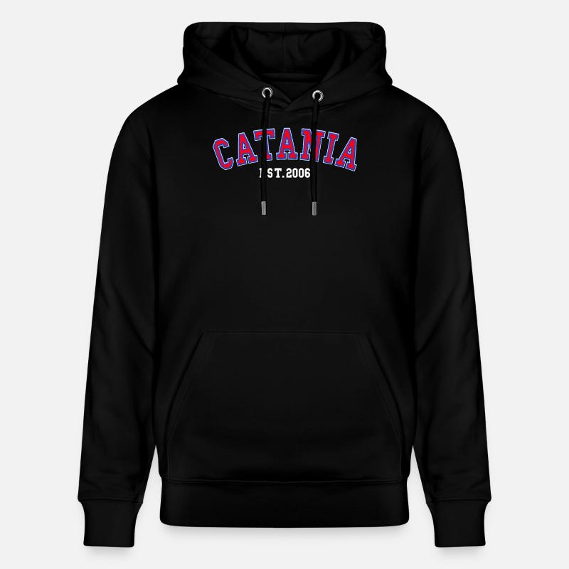 Catane Fondée en 2006 - Sweat à capuche bio CRUISER Stanley/Stella Unisexe - noir