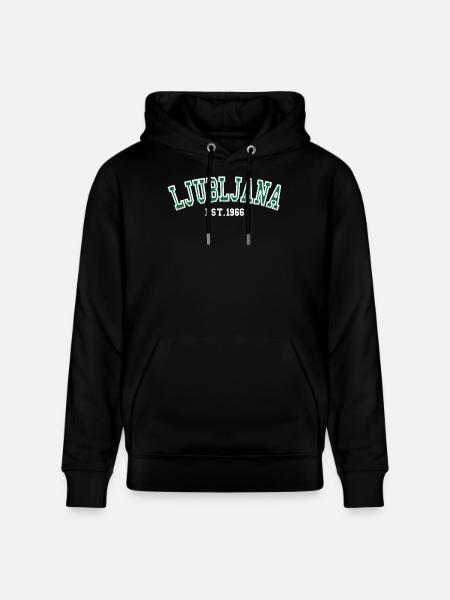 Ljubljana Est. 1966 - Stanley/Stella CRUISER Unisex Organic Hoodie - black