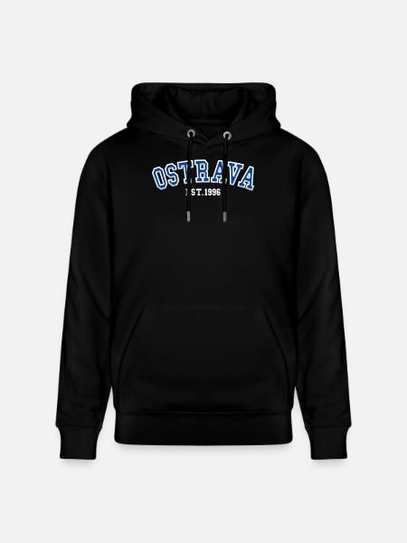 Ostrava Est. 1996 - Stanley/Stella CRUISER Unisex Organic Hoodie - black