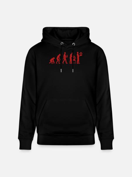 Japanese Bonsai Tree Plant Evolution Bonsai - Stanley/Stella CRUISER Unisex Organic Hoodie - black