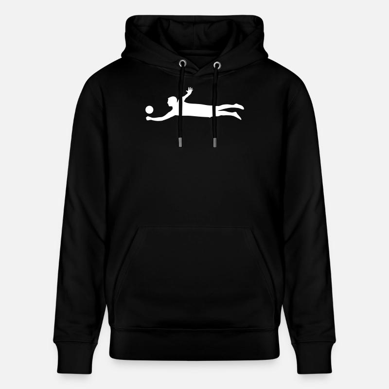 Beach-volley - Sweat à capuche bio CRUISER Stanley/Stella Unisexe - noir