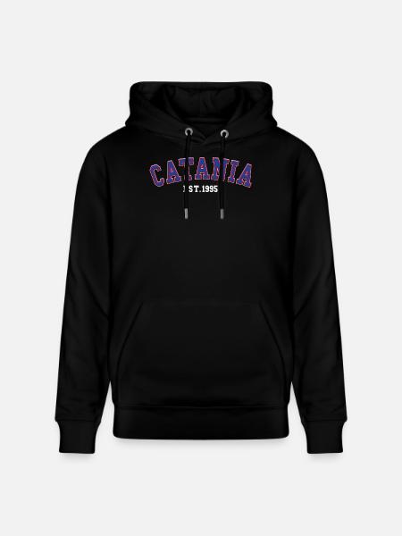 Catania Est. 1995 - Stanley/Stella CRUISER Unisex Organic Hoodie - black