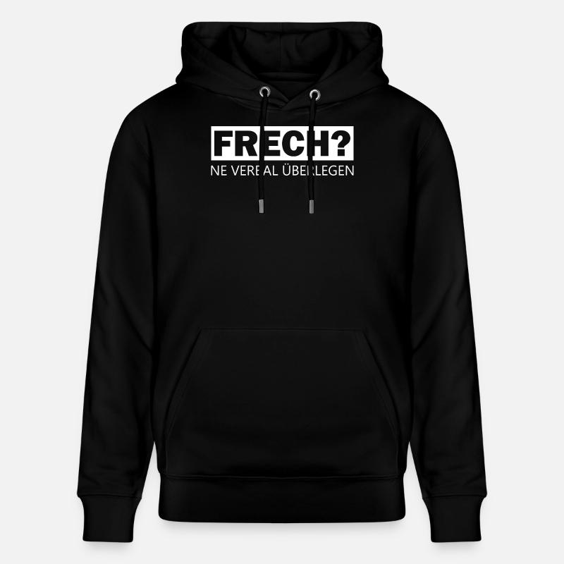 Espiègle et verbalement supérieur - Sweat à capuche bio CRUISER Stanley/Stella Unisexe - noir