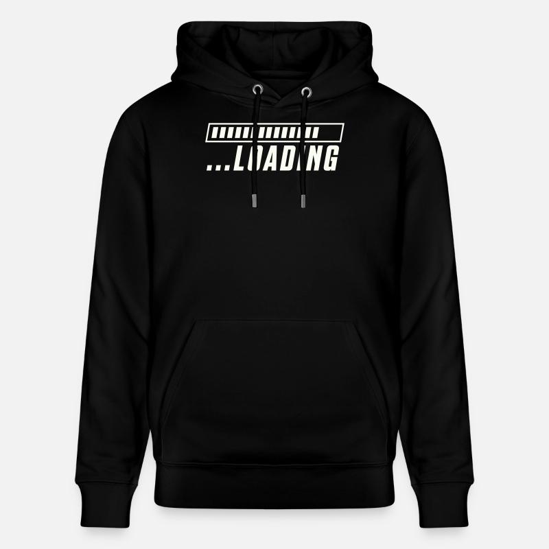 Loading Bar Loading Progress - Stanley/Stella CRUISER Unisex Organic Hoodie - black