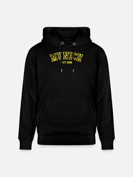 Munich Est. 1996 - Stanley/Stella CRUISER Unisex Organic Hoodie - black