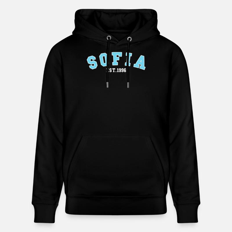 Sofia gegründet 1996 - Stanley/Stella Unisex Bio-Hoodie CRUISER  - Schwarz