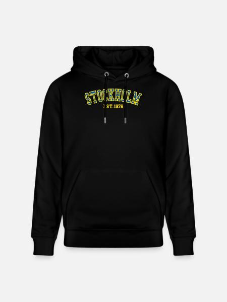 Stockholm Est. 1976 - Stanley/Stella CRUISER Unisex Organic Hoodie - black