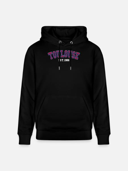 Toulouse Est. 1986 - Stanley/Stella CRUISER Unisex Organic Hoodie - black