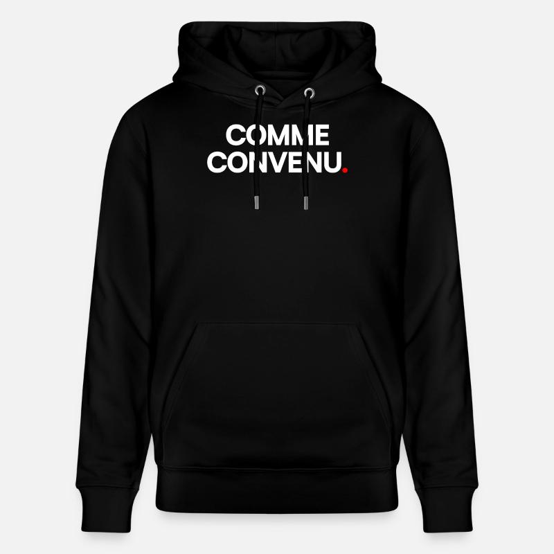 Comme convenu - Sweat à capuche bio CRUISER Stanley/Stella Unisexe - noir