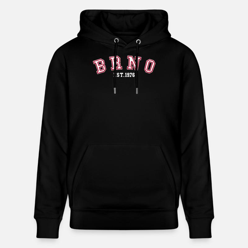 Brno Fondée en 1976 - Sweat à capuche bio CRUISER Stanley/Stella Unisexe - noir