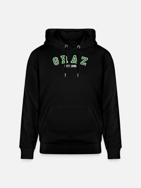 Graz Est. 1986 - Stanley/Stella CRUISER Unisex Organic Hoodie - black