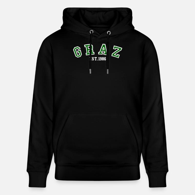 Graz fondée en 1986 - Sweat à capuche bio CRUISER Stanley/Stella Unisexe - noir