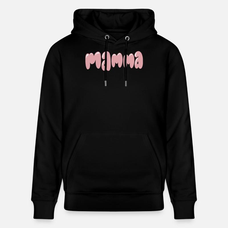 Pétillante Maman Style Joueuse Rose - Sweat à capuche bio CRUISER Stanley/Stella Unisexe - noir