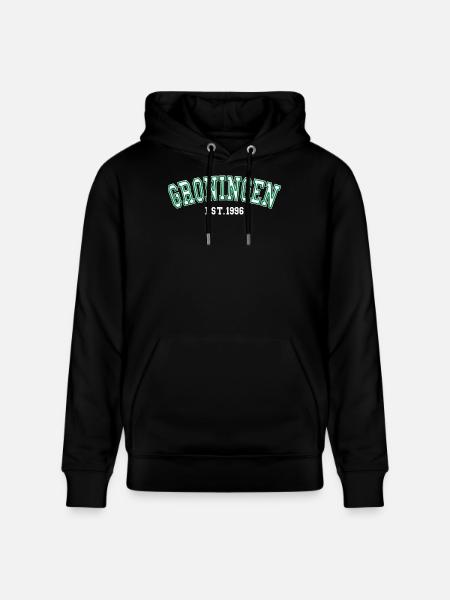 Groningen Est. 1996 - Stanley/Stella CRUISER Unisex Organic Hoodie - black