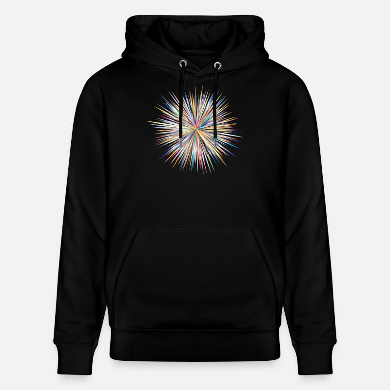 Abstract Explosion - Stanley/Stella Unisex Bio-Hoodie CRUISER  - Schwarz