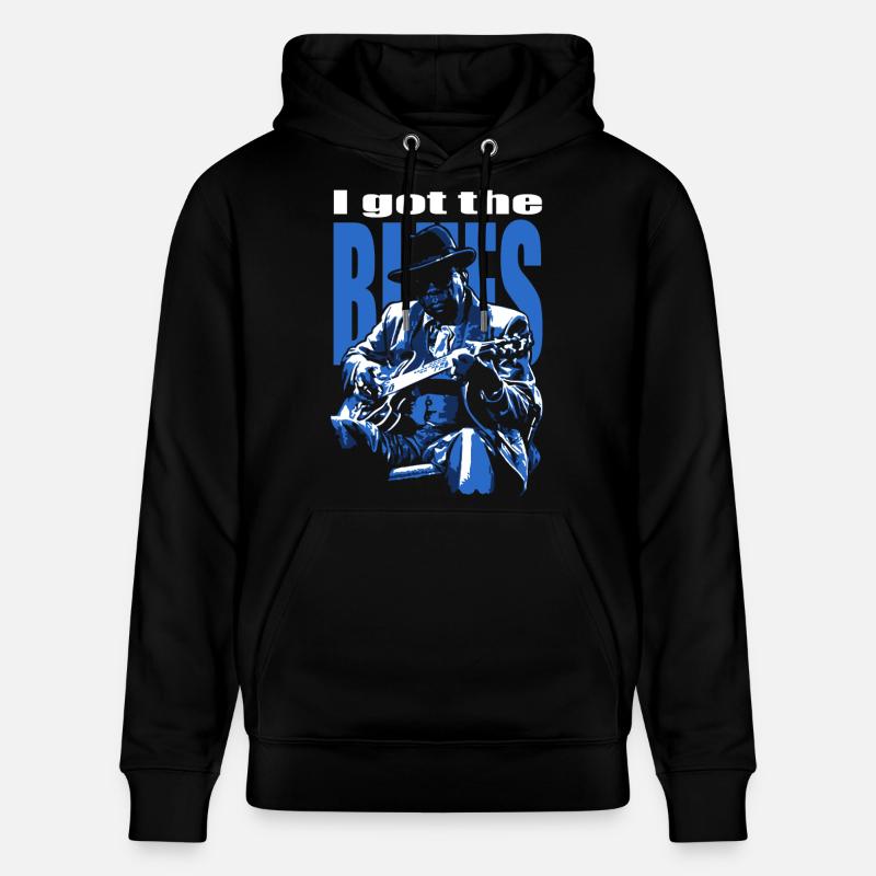 I got the blues - Sweat à capuche bio CRUISER Stanley/Stella Unisexe - noir
