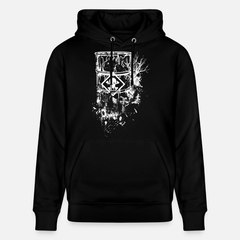 Giftmüll - Stanley/Stella Unisex Bio-Hoodie CRUISER  - Schwarz